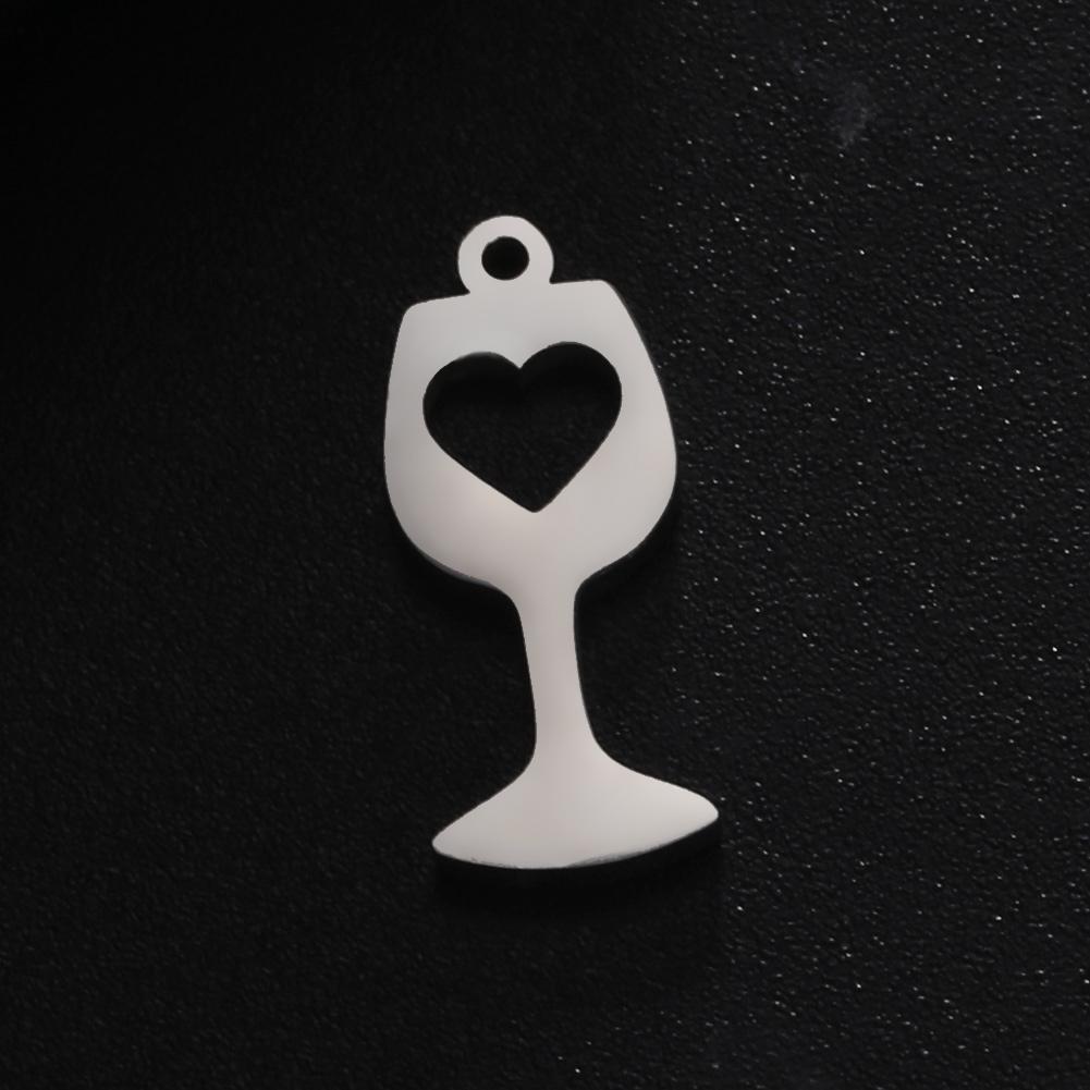 

Teamer 5pcs Fashion Charms for Jewelry Making Stainless Steel Charm Pendant DIY Bracelets Necklace Jewelry Accessories Wholesale