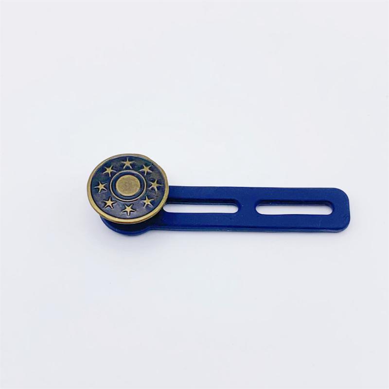 Creative Metal Button Extenders For Pants Jeans Belt Extender Sew-Free Adjustable Waist Nail-Free Fasteners Sewing Accessories