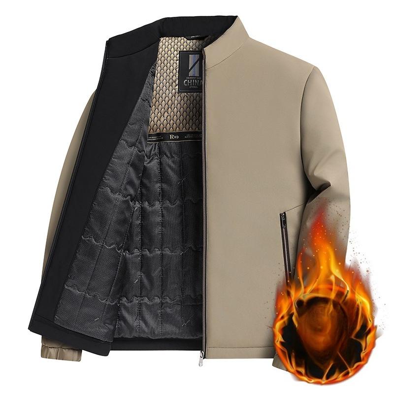 

Мужские зимние теплые стеганые куртки-бомберы, повседневная легкая ветрозащитная куртка с карманами, куртка с воротником-стойкой для работы, толстая теплая куртка-карго 5XL хаки