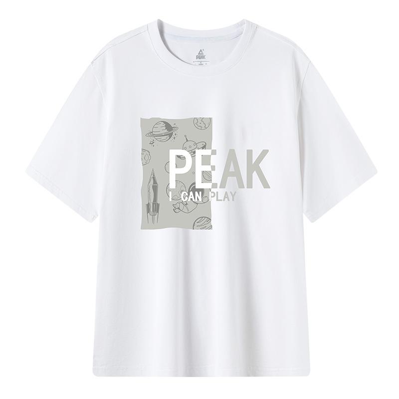 Peak Casual Sports Comfortable Breathable Badminton Basketball Short Sleeve Shorts Running Suit Unisex Sportswear DF64269110+YS01302