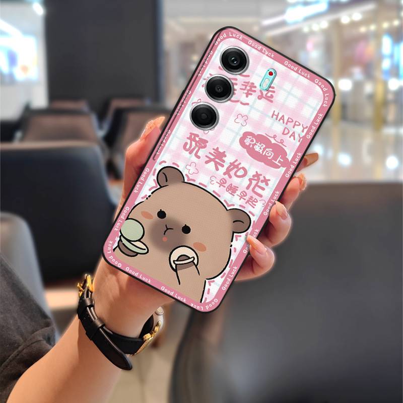 Dirt-resistant Graffiti Phone Case For Tecno Camon40 Pro 4G/5G/CM6/CM7 Waterproof Cartoon Cute Couple TPU Shockproof