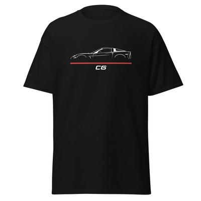 C6 Corvette LS2 Base Model Clean Everyday Cruiser Graphic Tee T-Shirt Gift