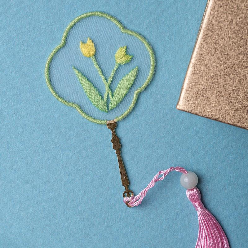 DIY Beginner Lu Embroidery Bookmark & Sachet Kit – Creative Handmade Gift
