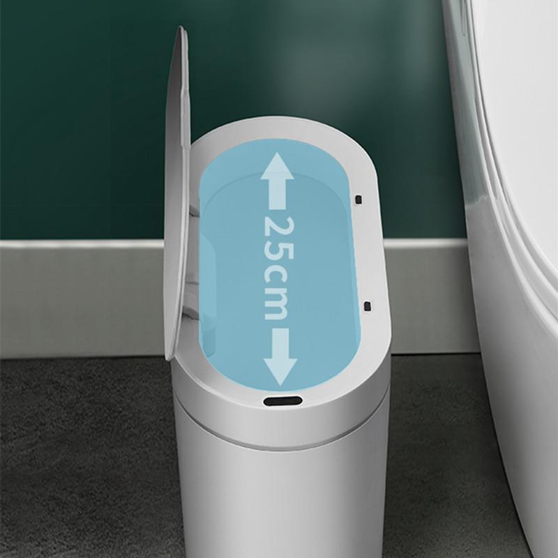 Smart Sensor Trash Can For Kitchen Bathroom Toilet  Automatic Induction Waterproof Wastebasket Garbage Bin with Lid 7/8L Dustbin