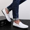 Fashion Formal Mens Loafers Genuine Leather Men Driving Shoes Brand New Men Flats Moccasins Italian Breathable Slip on Male Boat Shoes