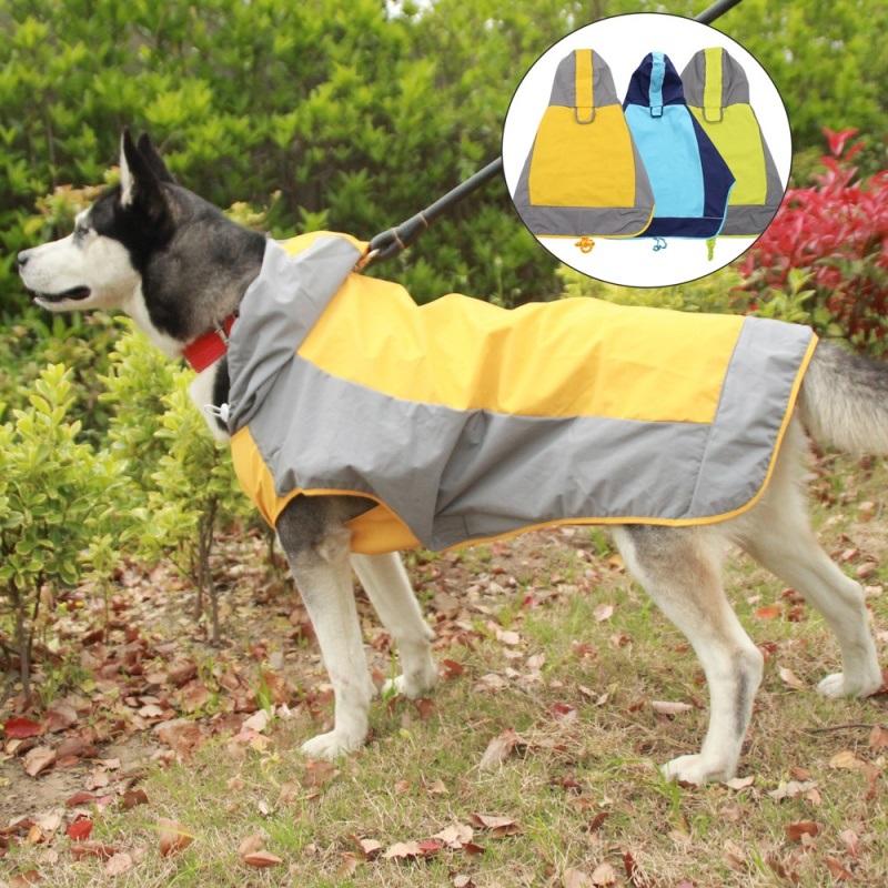 Rainproof dog coat, universal waterproof clothing for pets, suitable for medium and large-sized pets