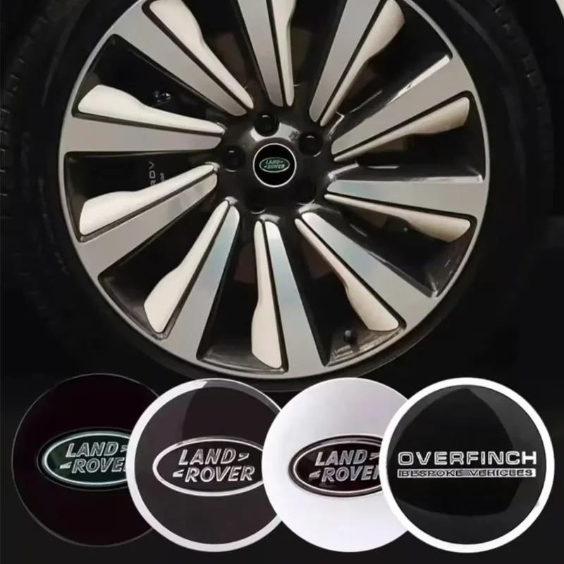 4pcs 62mm 63mm Car Styling Car Wheel Center Hub Cap Covers Badge For Land Rover SVR Discovery Velar Evoque Range Rover L322 L405