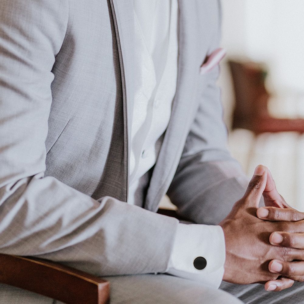 High Quality Round Plain Wedding Stylish Mens Cufflinks Apparel Clothes Buttons Shirt Cuff Links