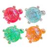 Stress Relief Turtle Toy Turtle Toy 4 Pcs Turtle Squeeze Toys With Star Sequins Glitter Stress Relief Balls Sea Tortoise Fidget
