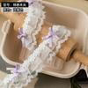 2Meters Doll Clothes Pet DIY Lace Trim Ribbon For Decorative Clothing Sewing Accessories Needlework Bow Fabric DIY Crafts Supply