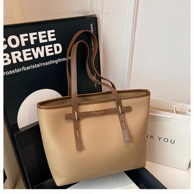 New Large-capacity Tote Bag Casual Retro Shoulder Commuter Bag Women's Handbag Bag