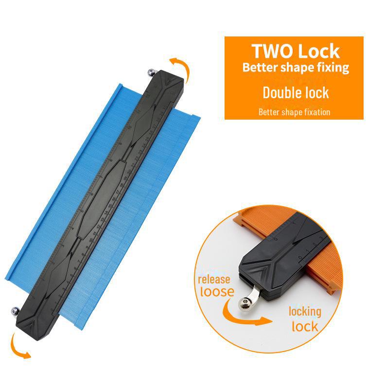 Contour Gauge with Lock - Woodworking Measurement Tool for Irregular Shapes