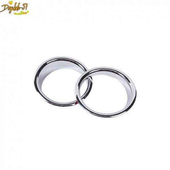 For Humme-r H2 2003-2007 Chrome Front Fog Light Cover Fog Lamp Frame Bezel Trim