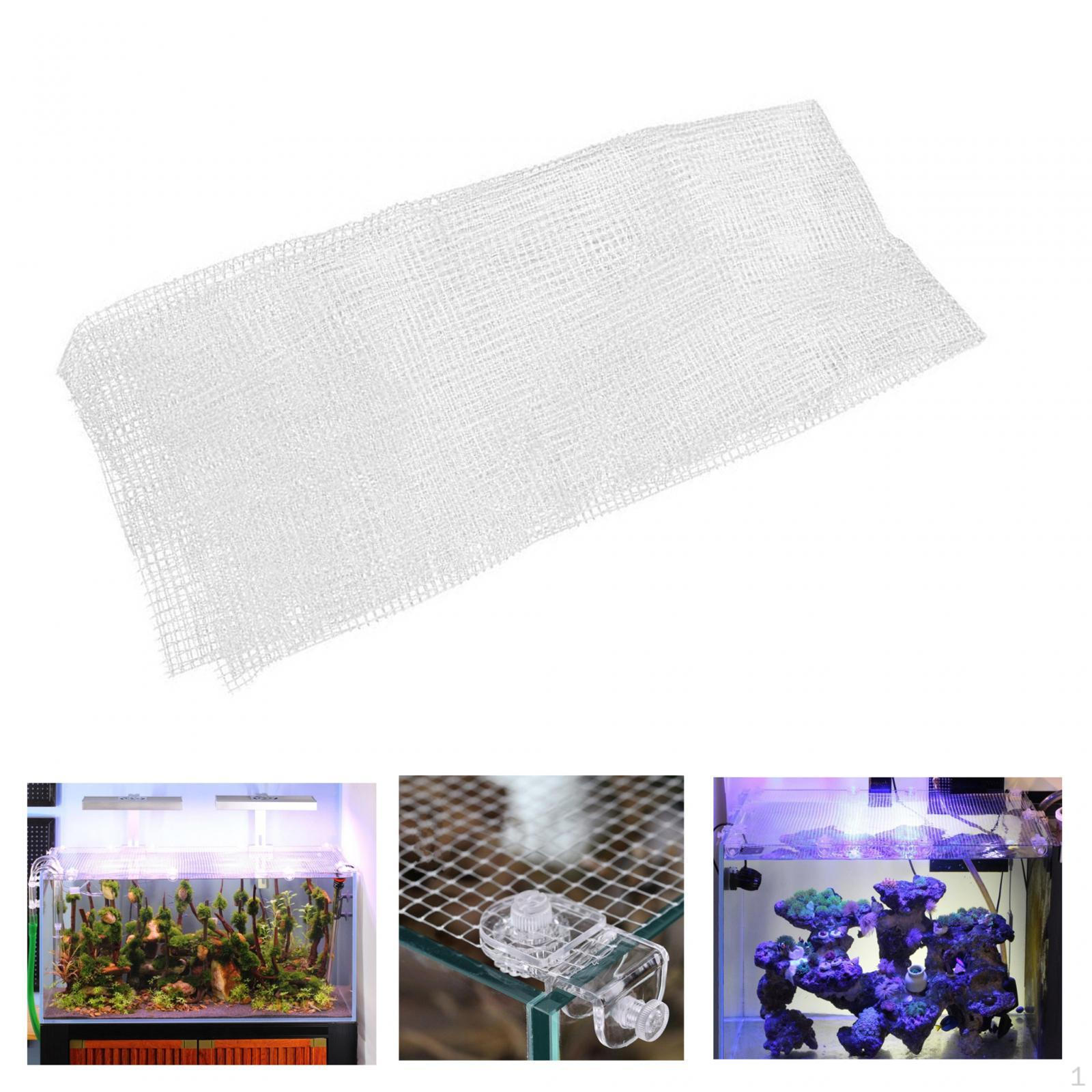 

Аквариумный экран «сделай сам», прозрачный многоразовый антипрочный сетчатый экран для домашних животных, сменная сетка для забора, воздушная сетка 100cmx100cm