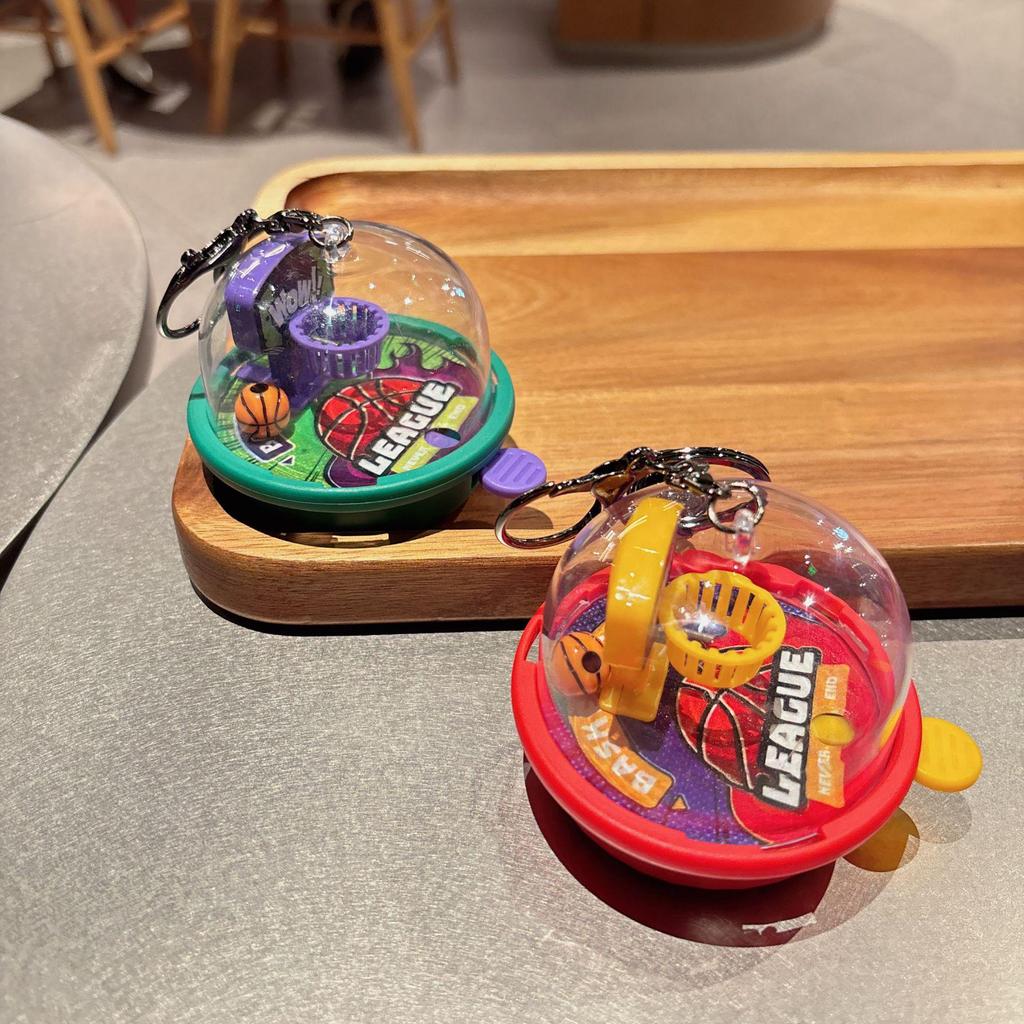 Κλειδοθήκη Παιχνίδι Μπάσκετ Κινούμενων Σχεδίων - Μοντέρνο Κρεμαστό για Σακίδιο & Δώρο Μηχανής Αρπαγής για Παιδιά