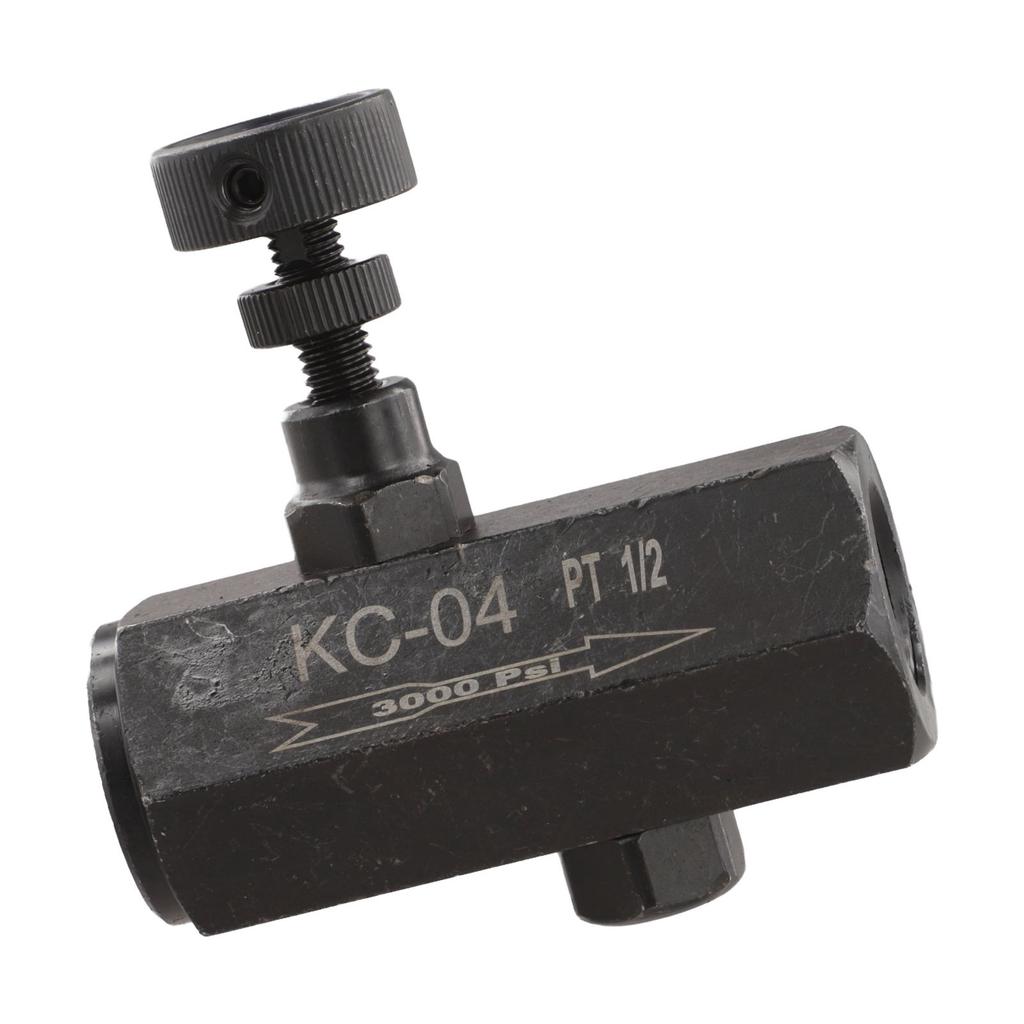 Drossel-Prüfstromregelventil für Hydrauliksysteme 3000 PSI Nenndruck 30 L/min Durchflussrate 1/2 NPT-Gewinde