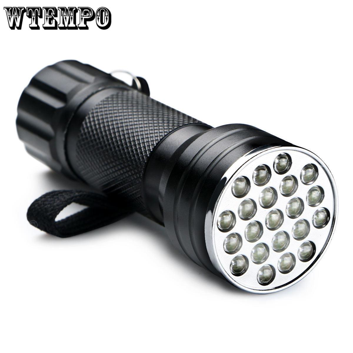 

21 светодиодный фиолетовый ультрафиолетовый фонарик УФ-обнаружение света фонарик обнаружения