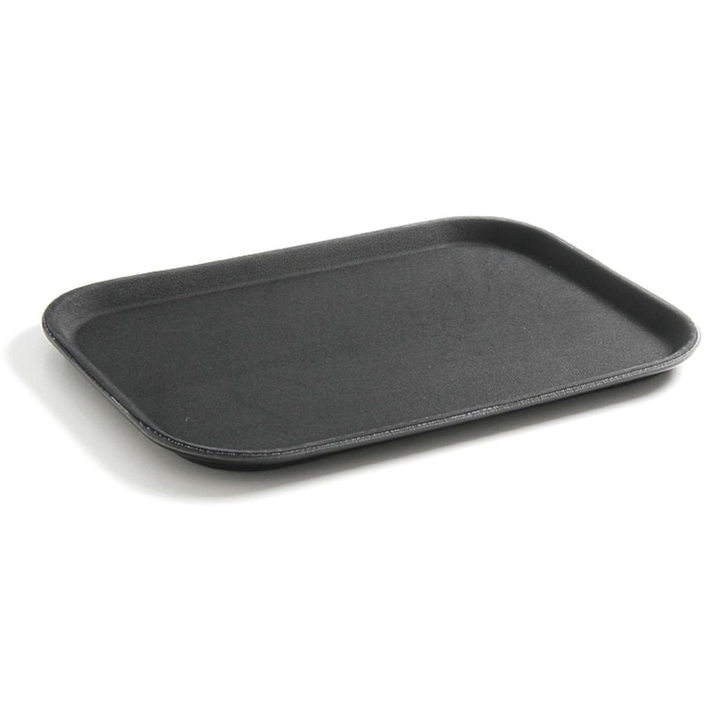 Non-slip, resistant waiter's tray 255x355cm black