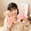 Cute Dress Teddy Bear Doll Plush Toy Wear Skirt Little White Rabbit Doll Children Sleeping Soothing Ragdoll