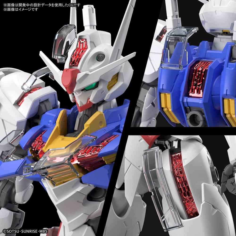 Bandai SPIRITS FULL MECHANICS Mobile Suit Gundam Witch of Mercury Gundam Aerial 1100 Scale Color-coded Plastic Model