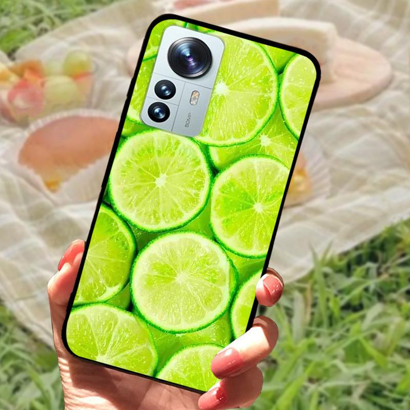 For Xiaomi Mi 12 Case 12X 12S Soft Silicone Cartoon Painted Phone Cover For Xiaomi 12 Pro Case 12S PRO Shockproof Coques Bumper