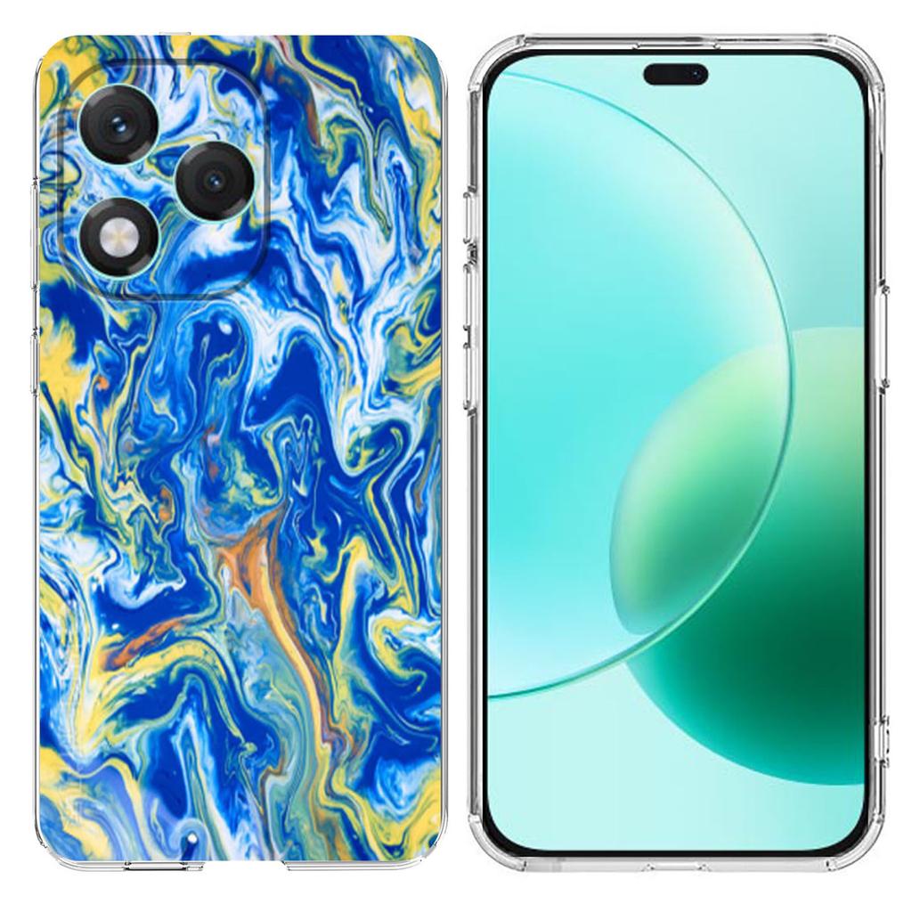 Pro Honor 400 Lite 5G Pouzdro Mramorový Vzor Potisk Měkký TPU Kryt na Telefon