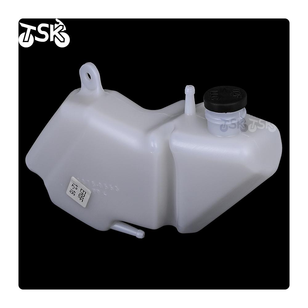Complete Coolant Reservoir Tank with Cap for Kawasaki Ninja 650 ER-6F 2012-2016 OEM Replacement PP Plastic Expansion Bottle