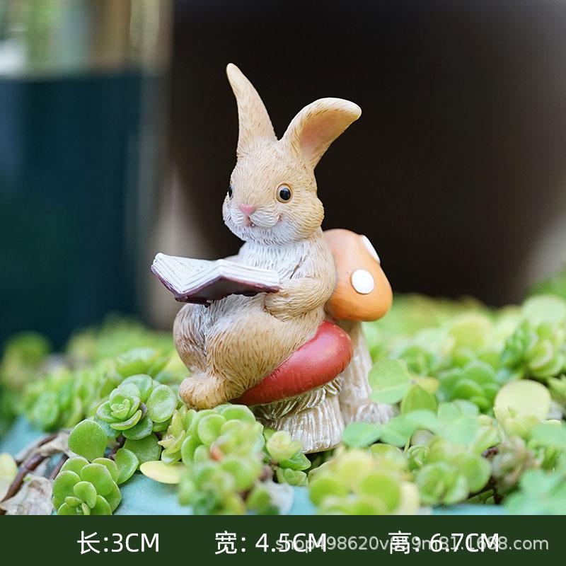 Neue Produkte Garten Igel Kaninchen Niedlichen Tier Sukkulenten Blumentopf Dekoration Harz Handwerk Balkon Blumentopf Dekoration Hause