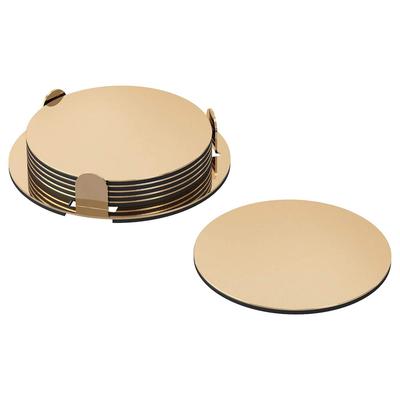 IKEA GLATTIS Podložky pod sklenice, Mosaz, Sada 6 kusů (303.430.06)