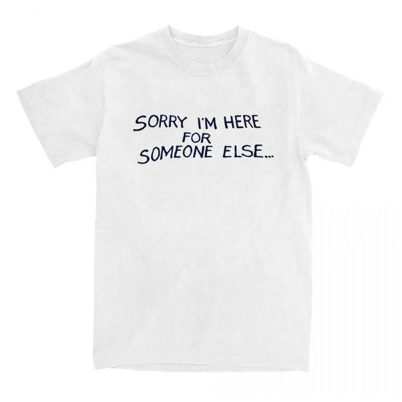 Someone Else Single Streetwear Graphic Benson Boone Singer Print Tshirts Sorry Im Here for Aesthetic Clothes Women S