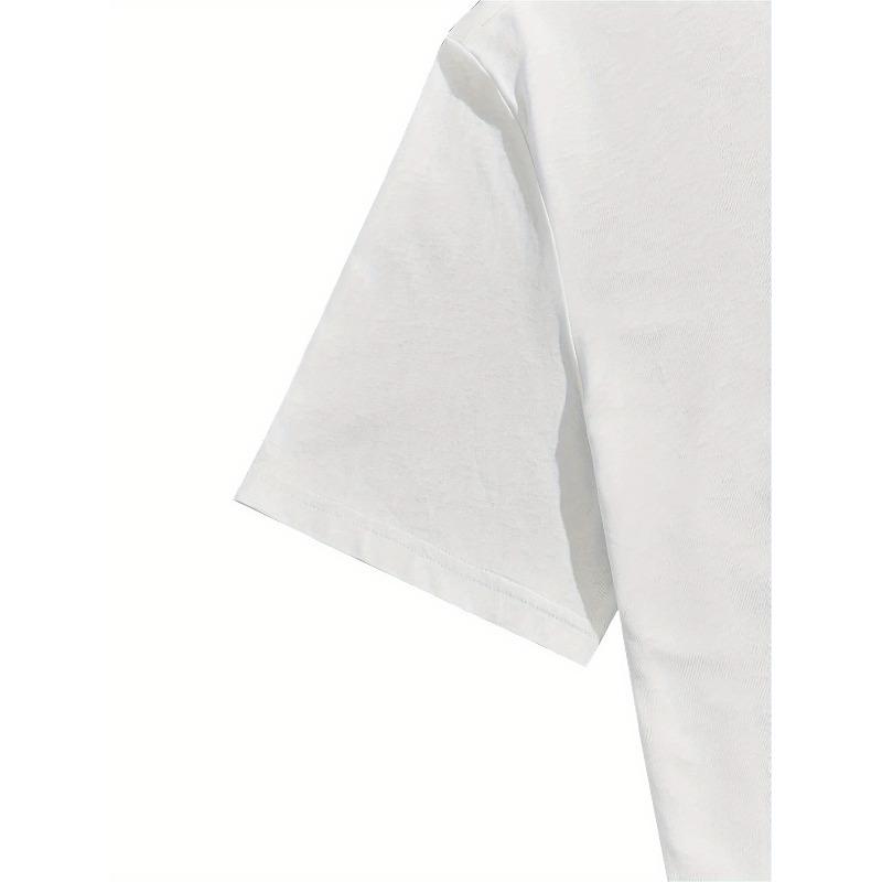 European Size Men's short-sleeved T-shirt , casual sports regular T-shirt top spring and summer, as a gift