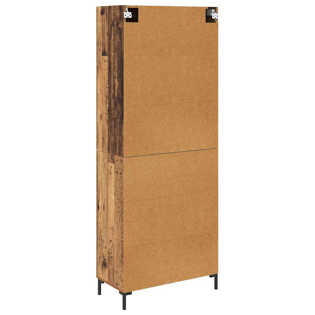 Highboard Reclaimed Wood 69.5 x 34 x 180 cm Particleboard