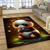 Cute Dream Panda Animal Cartoon Carpet Rug for Home Living Room Bedroom Sofa Doormat Decor,Kids Play Area Rug Non-slip Floor Mat