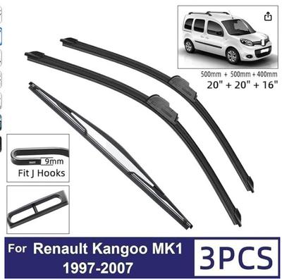 Für Renault Kangoo MK1 1997-2007 20 "20" 16 "Scheibenwischerblätter