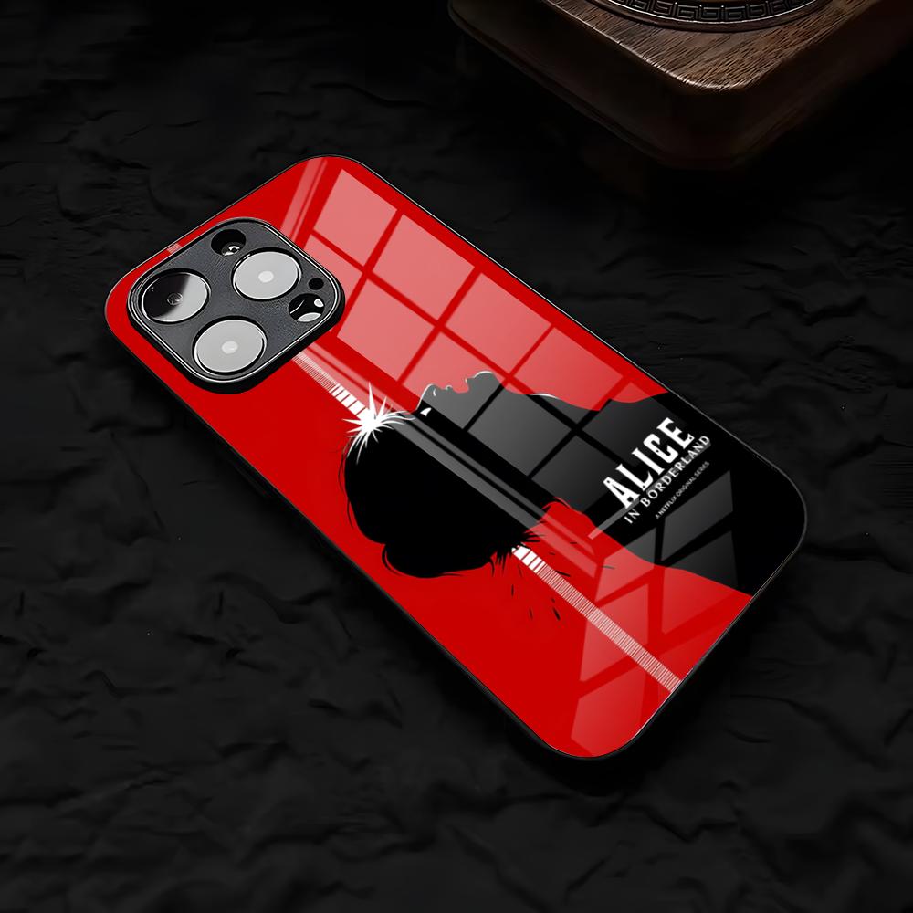 Hot TV Alice I-In B-Borderland Phone Case For IPhone 17 Air 16 E Pro Max 15 14 13 Mini 12 Pro 11 Max Plus Black Glass Cover