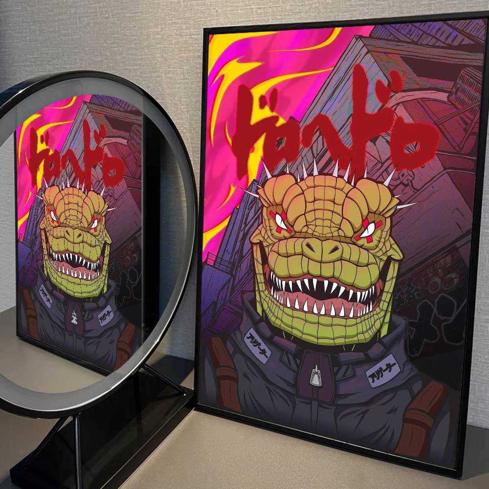 Anime Dorohedoro Good Quality Prints and Posters Waterproof Paper Sticker Coffee House Bar Posters Wall Stickers