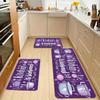 1Pcs Anti Fatigue Kitchen Rugs, OneHouse Coffee Print Waterproof Non-Slip Thick Cushioned Kitchen Mat Heavy Duty Comfort Standing Mat for Kitchen