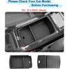 2023 2024 2025 2026 ID.4 Accessories Center Console Organizer for VW ID.4 (Standard/S/S Plus/Pro/Pro S/Pro S Plus), Durable ABS Plastic Console Tray