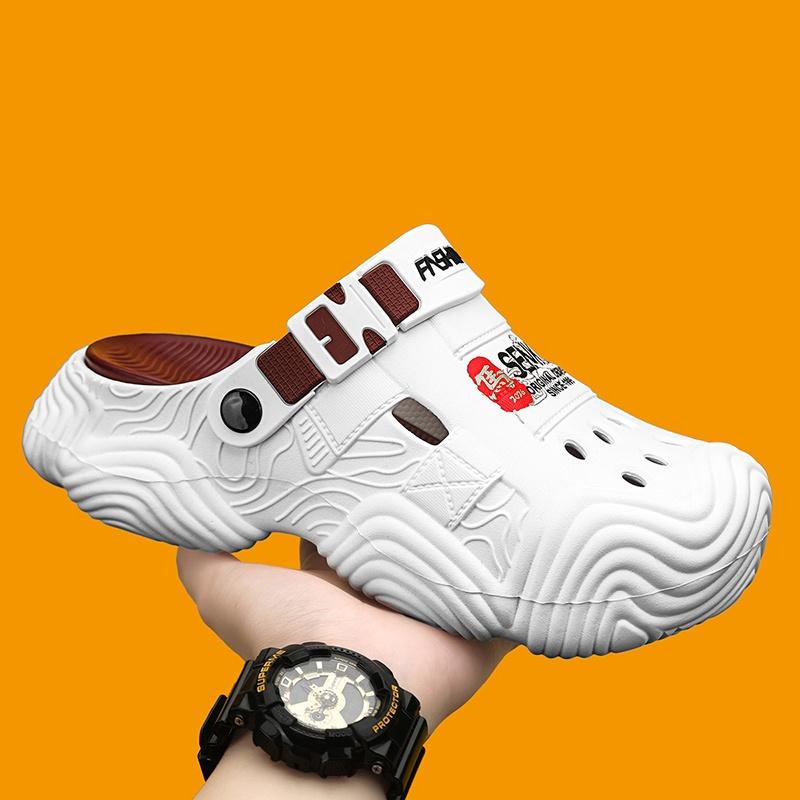 Men Covered Toe EVA Beach Clog Sandals Lightweight Slippers 38