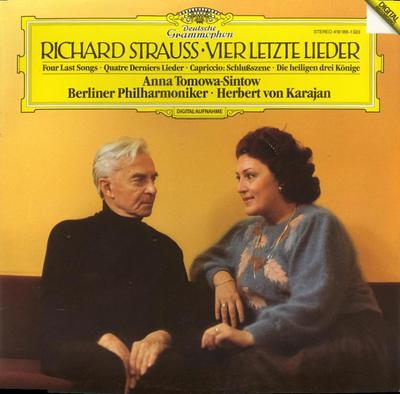 CD RICHARD STRAUSS  ANNA TOMOWASINTO  Vier Letzte Lieder  Four Last Song 028941918826 Deutsche Grammo 1986 Japan Klassik Gebraucht