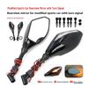 LED Illuminated Reflective Rearview Mirror for Honda Legend and Suzuki Motorcycles