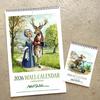 2026 Desk Calendar Animal Patterns Standing Flip Calendar Jan. 2026 - Dec. 2026 12 Monthly Calendar for Home Office