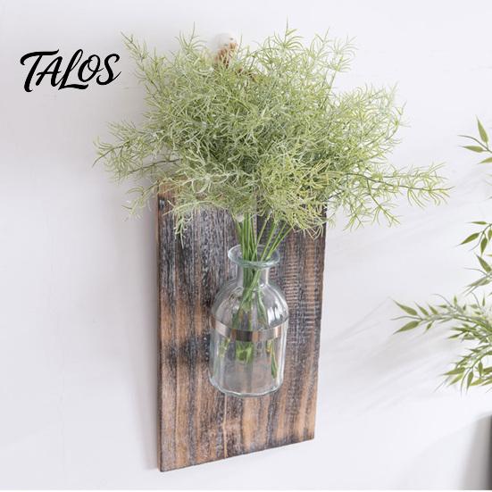 Kunstrasen Dekoration 2 Stück Grüne Stiele Realistischer Falscher Grüner Zweig für Simulations-Blumenarrangement DIY Vase Florales Hochzeitsfest Zuhause