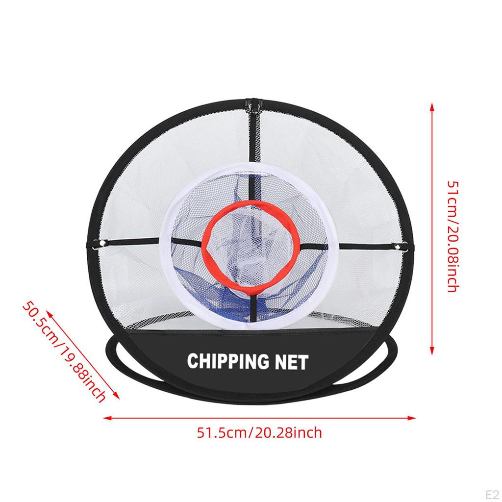 Golf Chipping Net Accessories Folding Easy Setup Indoor Outdoor Portable Practice for