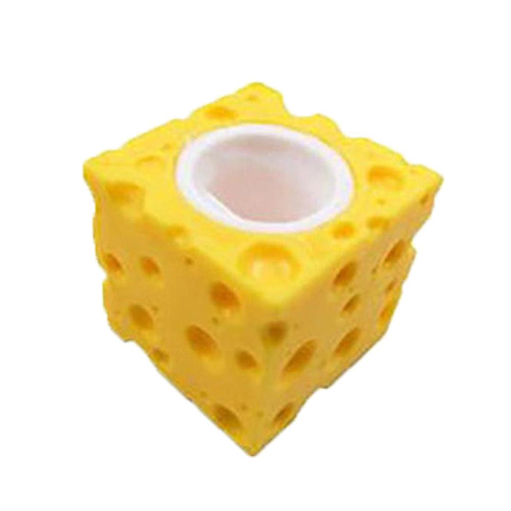 up Funny Mouse and Cheese Block Anti-stress Hide Toys Relief Toy 4.7cm Fidget Adult G7Z2