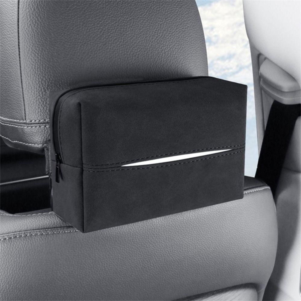 Waterproof Car Tissue Box Wear-resistant Tissue Storage Case Paper Towel Organizer  Auto Storage