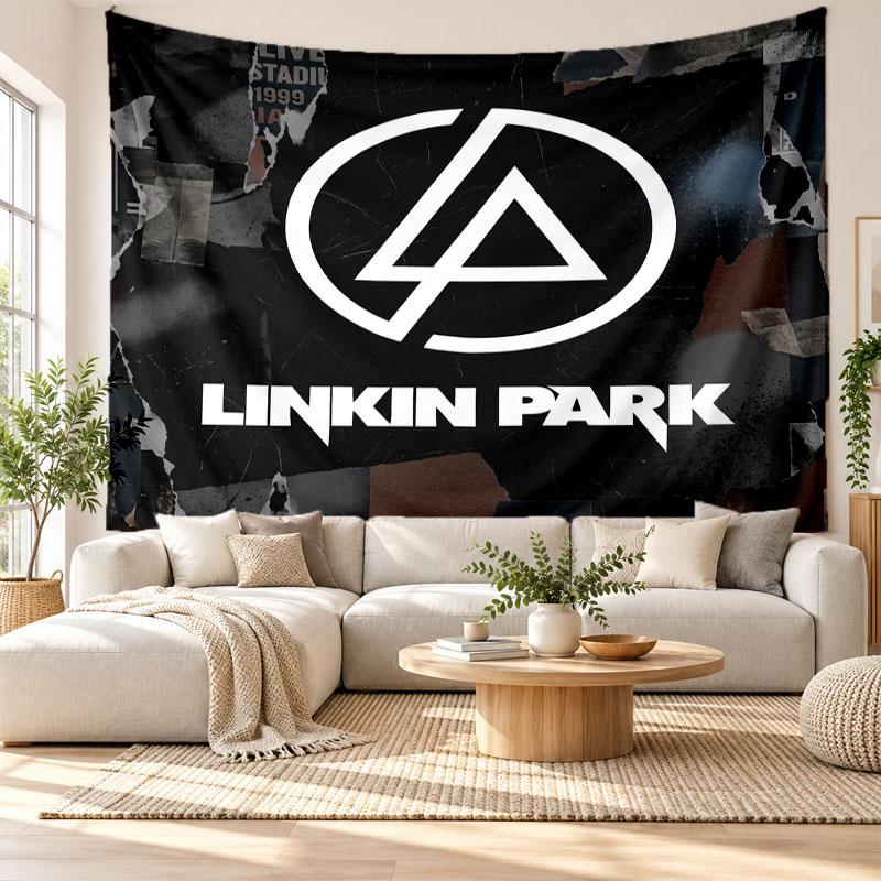 Linkin Park Wall Tapestry, Soft Fabric Wall Hanging, Decorative Backdrop For Bedroom Home Wall Art