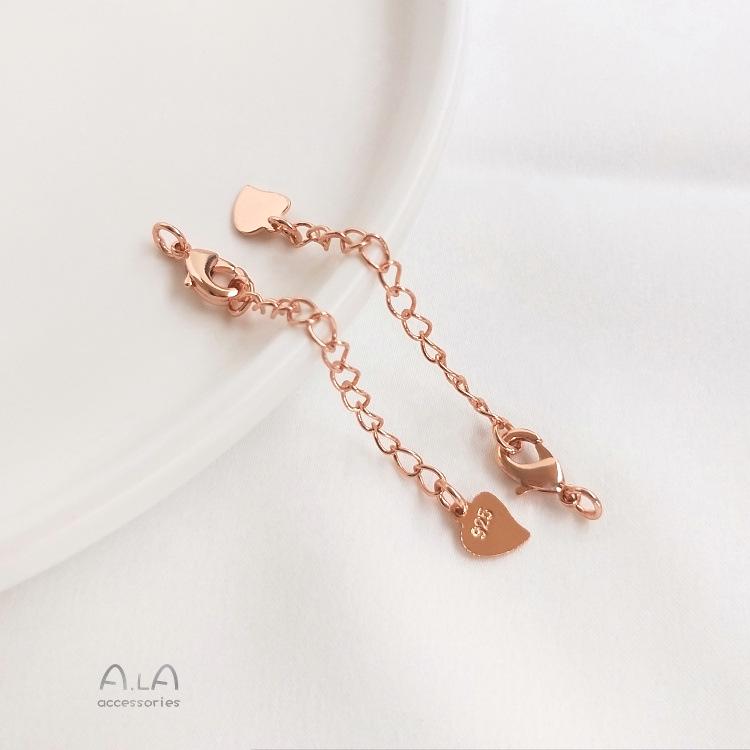 

Удлинитель золотой цепочки 18 карат: Браслет/Ожерелье с сохранением цвета в белом, розовом или настоящем золоте - Аксессуар для изготовления украшений своими руками