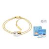 Lucky Ring Transfer Titanium Steel Bracelet Women Bracelet Gold 35000632