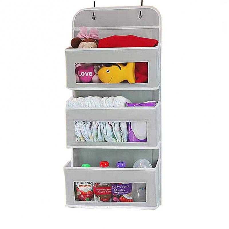 2/3/4-grid Door-hanging Storage Box, Overhead Door Storage Box, Hanging Wardrobe Storage Box, Large-capacity Pockets